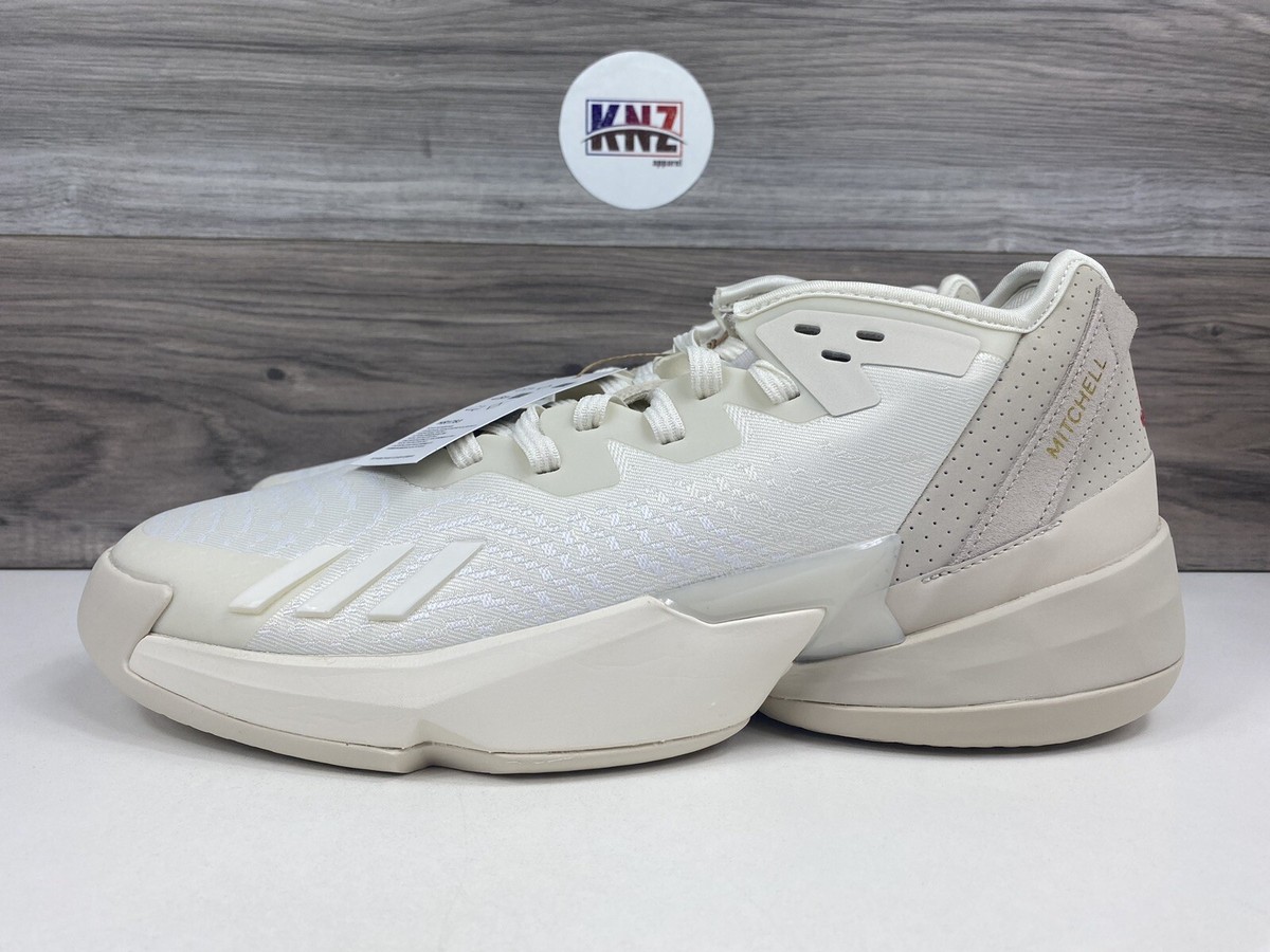Men's Adidas D.O.N. Issue 4 Ivory White Mitchell | size 12