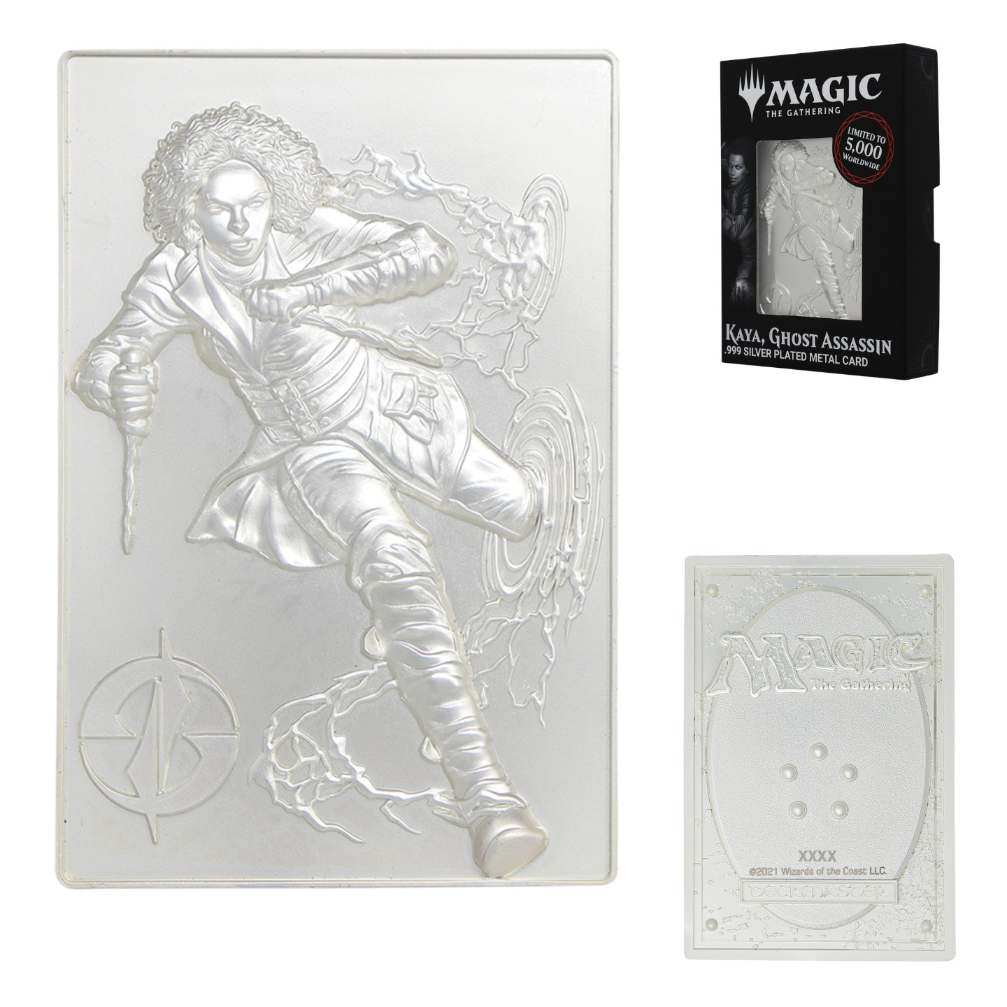 Limited Edition Magic the Gathering Silver Plated Kaya Ghost Assassin Ingot MTG - Image 2