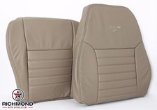 99-04 Ford Mustang Gt 6-speed V8 -complete Driver Side Leather Seat Covers Tan