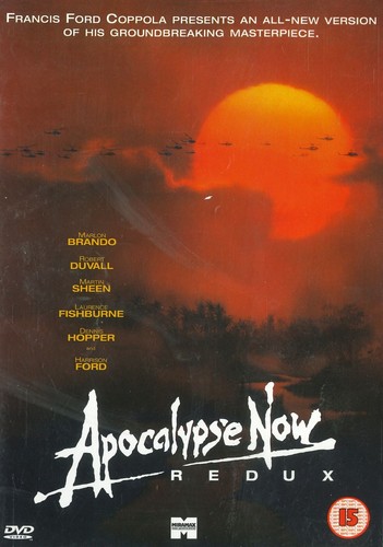 Apocalypse Now Redux (2001) DVD, Marlon Brando, Robert Duvall, Martin Sheen