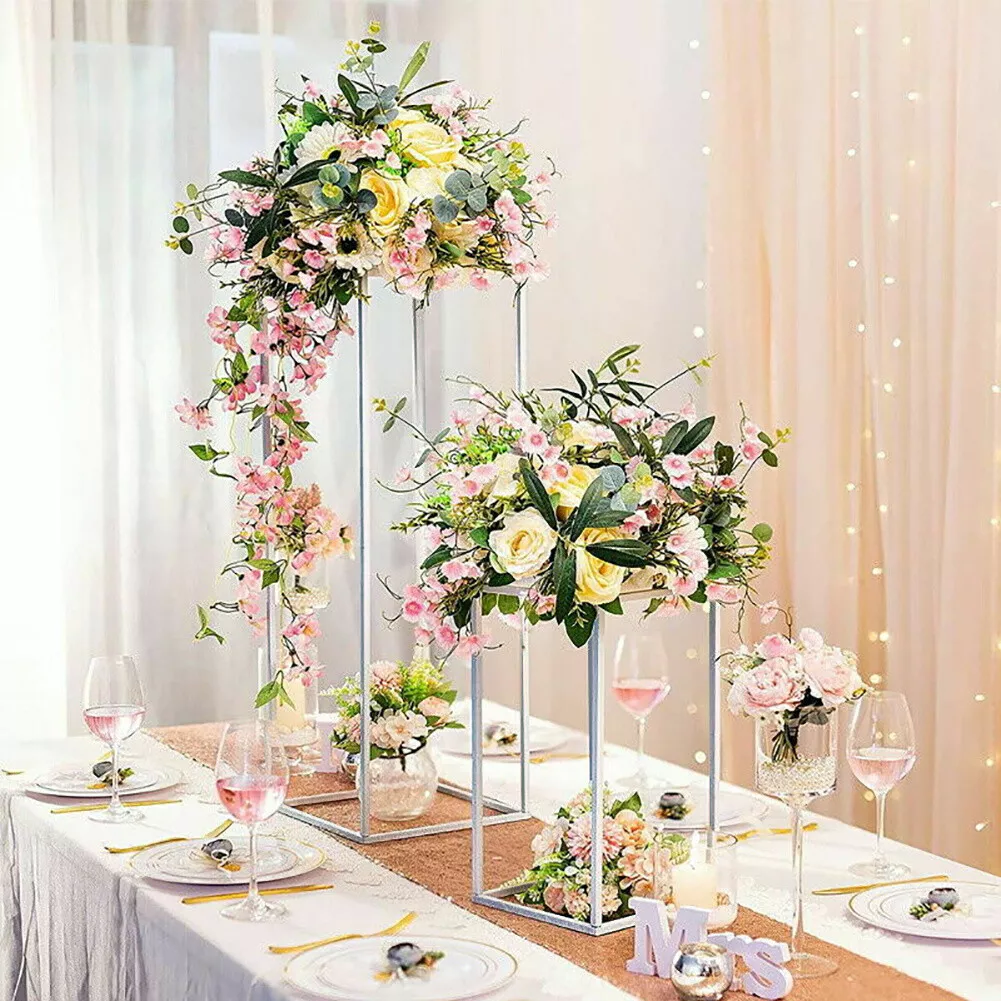 Geometric Frame Flower Stand Rack Wedding Table Wedding Party