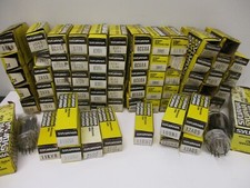 SYLVANIA 71 VINTAGE ELECTRONIC TUBES FOR RADIO, TELEVISION AND AUDIO MULTI P/NS