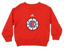 Adidas NBA Youth Los Angeles Clippers Prime Fleece Sweatshirt, Red