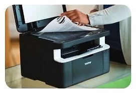 Brother Multifunzione 3in1 Laser ( A4 Simplex 2400 x 600 ) DCP SERIES Black e - Immagine 3 di 3