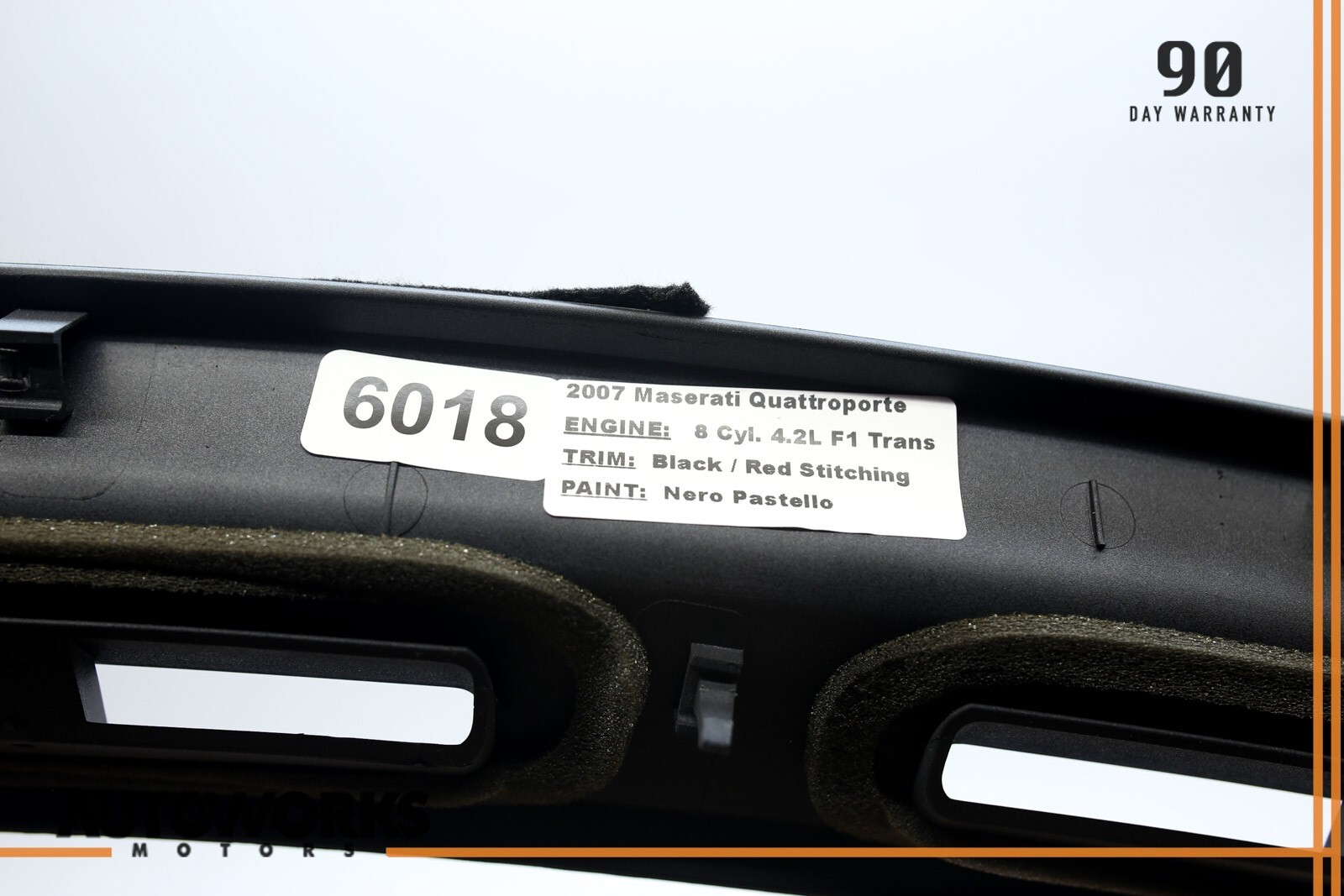 05-08 Maserati Quattroporte M139 Cowl Vent Dash Defroster Panel 66523800 OEM