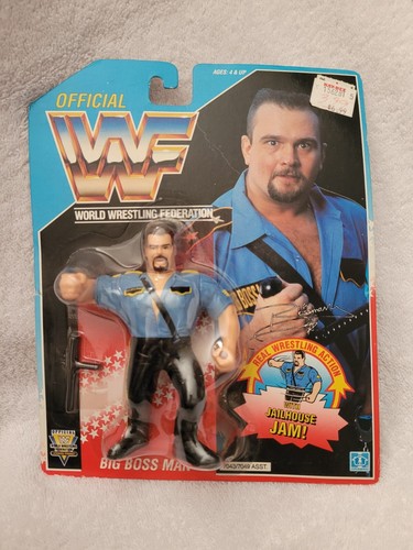 WWF Hasbro Big Boss Man Action  Figures MOC...