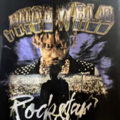 Juice World Licensed Rockstar Black Tshirt Size Large
