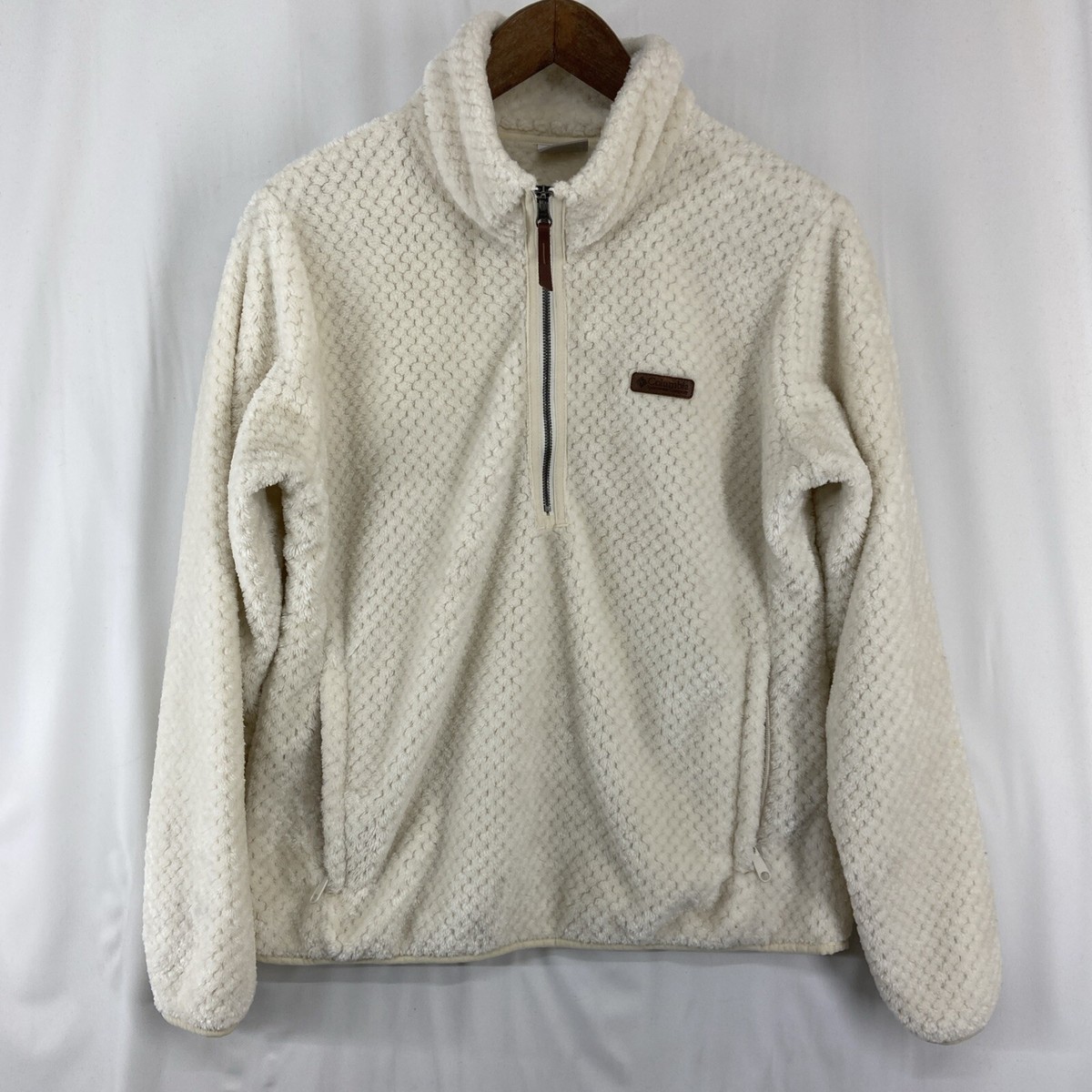 Fleece Jacket Xl Sherpa Pullover Columbia Sportswear 1/4 Zip