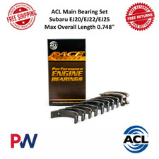 ACL Main Bearing Set Standard Thrust in 3 Position For Subaru EJ20, EJ22, EJ25