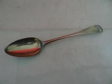 Fine Sterling Silver Antique 1794 George III Serving Spoon By Solomon Hougham