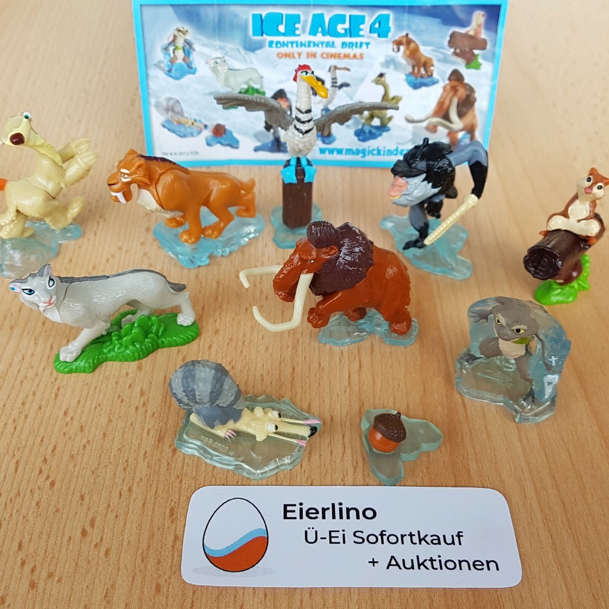 Full set - ICE AGE 4 - MINT 1.3