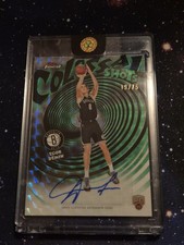 2025-26 Topps Finest Egor Demin Colossal Shots Auto RC Green Geometric #/75