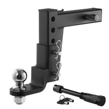Uimoso 2-in-1 Trailer Hitch Ball Mount With 9.5-inch Drop 7500 Lbs Capacity