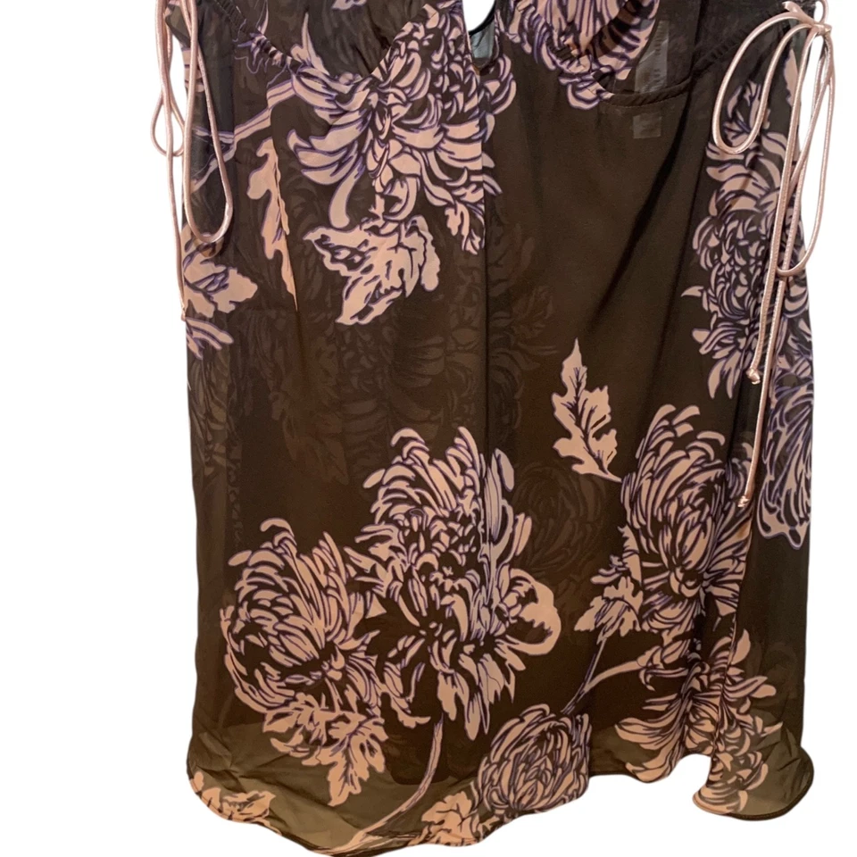 Sexy Camisón Gilligan O Malley Mujer Marrón Rosa Transparente Coqueta M Fiesta de Hadas Foto 3 de 4