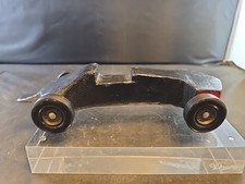 Vintage 7" Homemade Scouts Wooden Soap Box Derby Race Car Pinewood