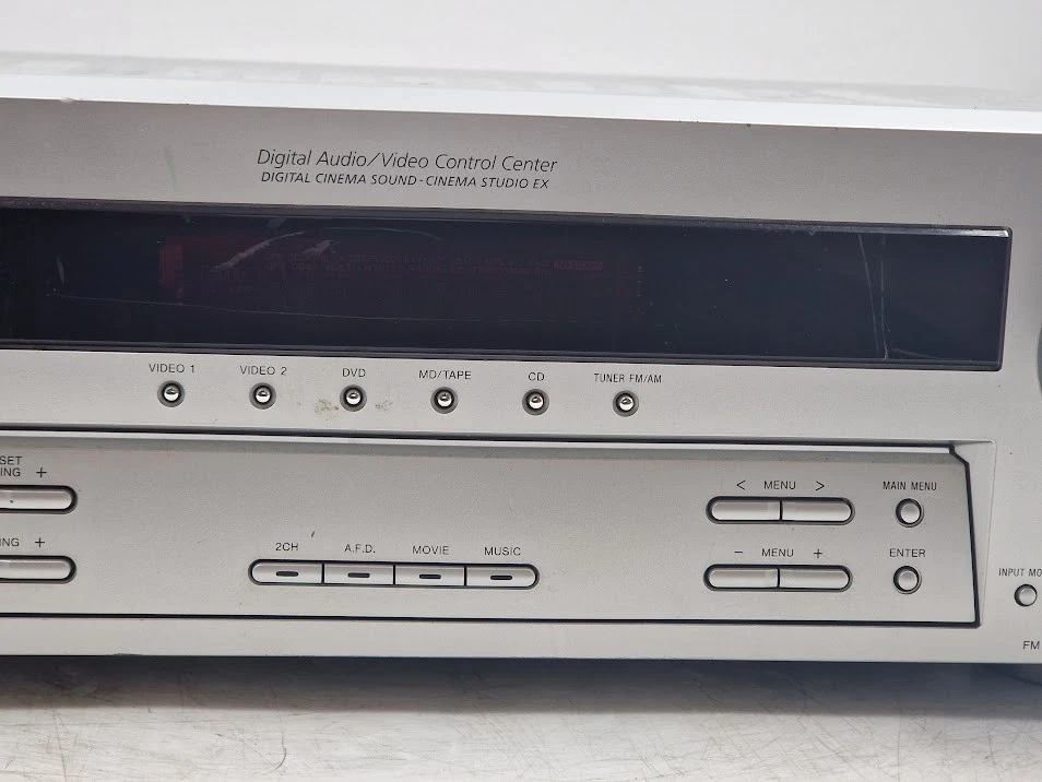 Sony STR-DE495 FM Stereo Receiver - Working, Cosmetic Wear - Image 4 of 4