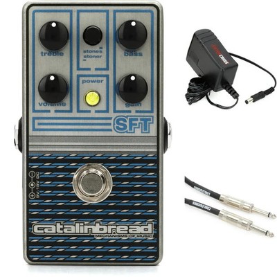 Catalinbread SFT: Sapphire Ampeg-voiced Overdrive Pedal with Power Supply and