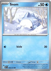 Snom 052/217 Ascended Heroes