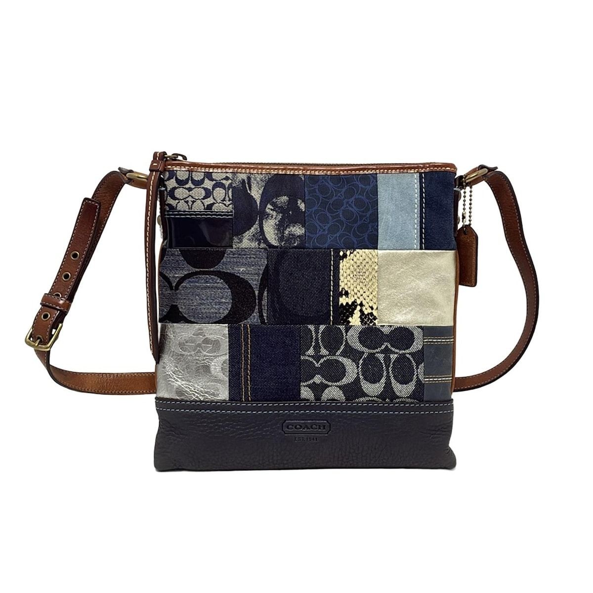 Coach Hamptons bag 10005 Patchwork Signature Shou… - image 17