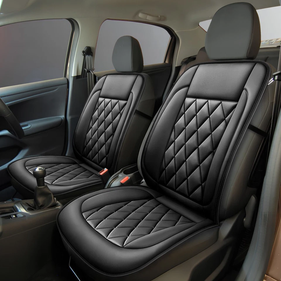 2X Luxury Heated Car Seat Cushion Heater Universal Fit 12V For Cold Winter UK - Image 4 of 4