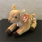 Ty Beanie Babies Whisper Fawn Deer Plush, Vintage Retired