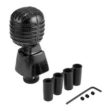 Car Shift Knob, 12cm Universal for Automatic and Manual Vehicle Gear Black