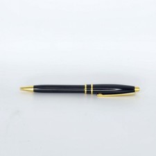 Cross Arcadia Ball Point Pen Black Gold Color Lacquer Vintage Gift USA Made