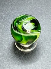 Vintage Green Akro Slag Marble 0.984
