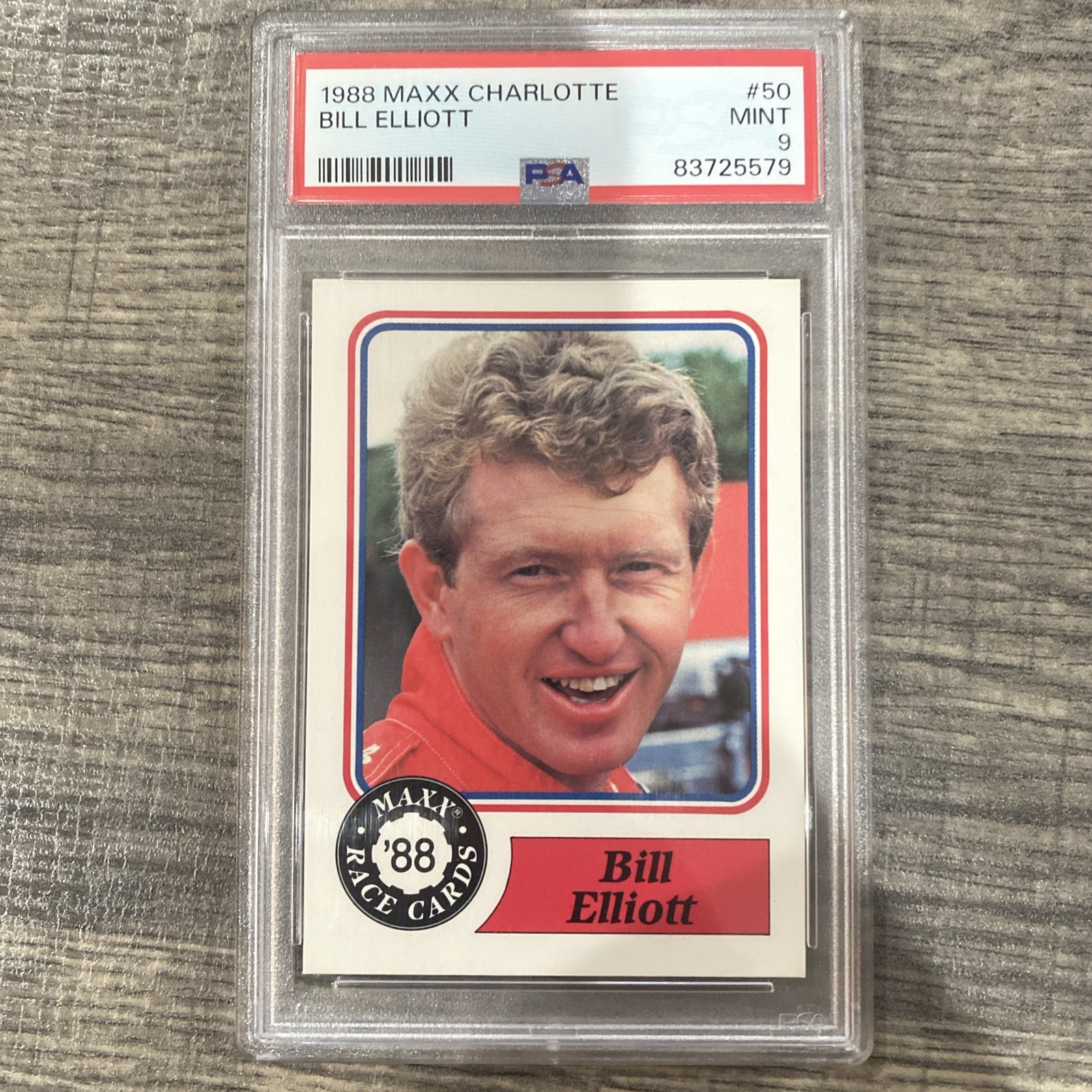1988 Maxx - Bill Elliott #50 (RC) Psa 9