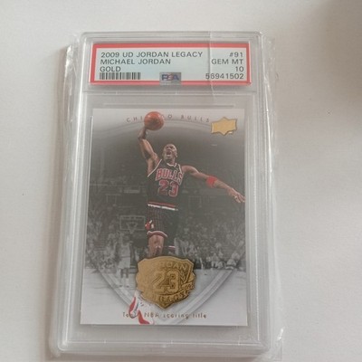 2009 Upper Deck Jordan Legacy Gold #91 Michael Jordan PSA 10 NBA Bulls