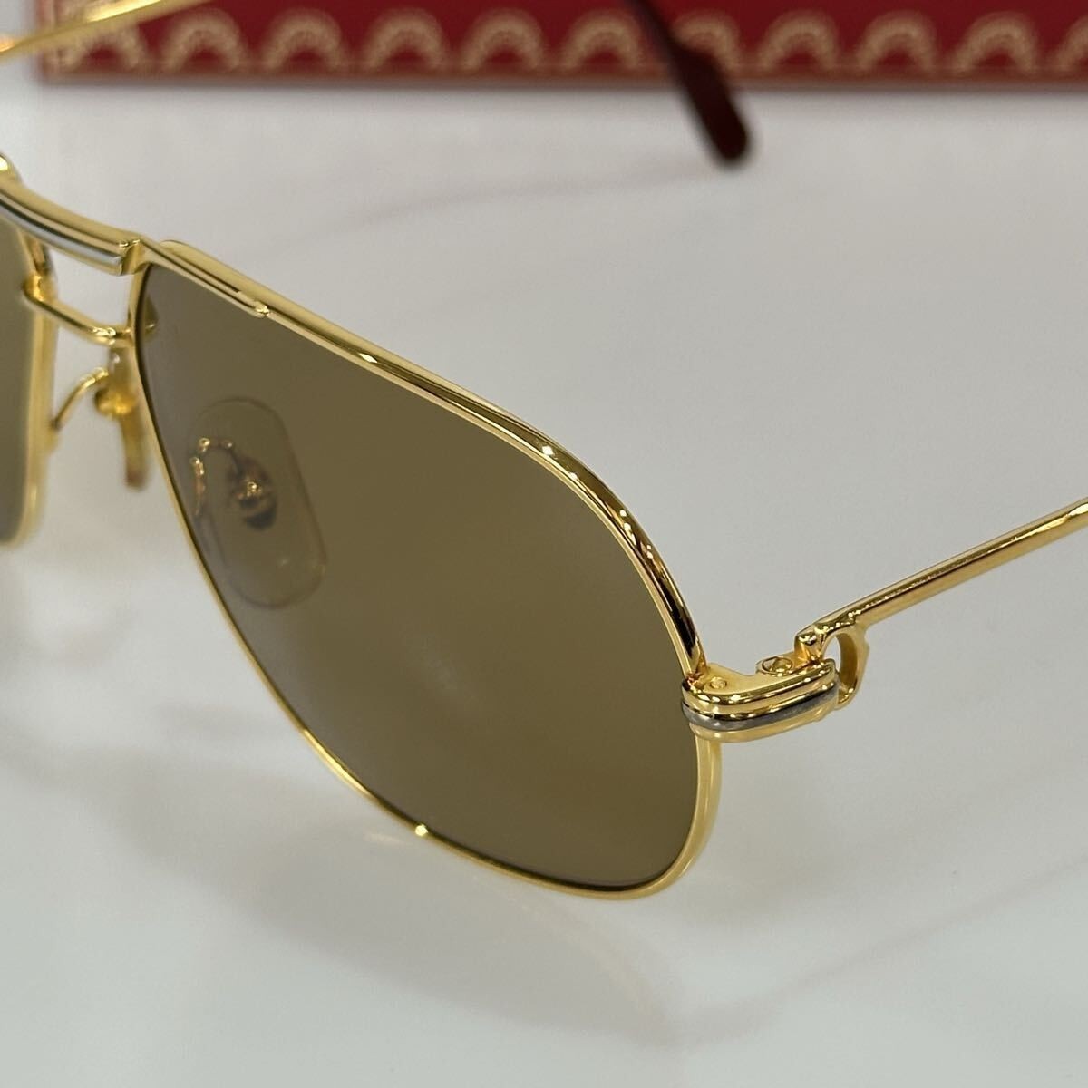 Cartier 59□14 Trinity Teardrop-Shaped 140 Sunglasses image 6