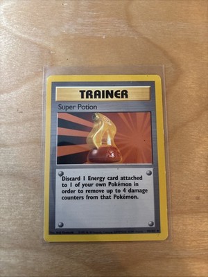 Pokémon TCG Super Potion Base Set, Unlimited Uncommon Card