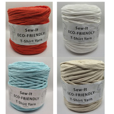 Sew-it Eco Friendly Recycled  T Shirt Yarn 600g Ball 120m Length Crochet, Knit