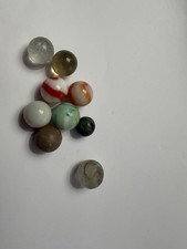 Antique Clay And Glass Marbles