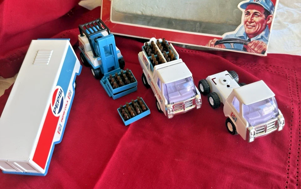 Juego de camiones Buddy L Pepsi 1977 vintage #4967 - excelente - solo exhibido - con caja Foto 3 de 4