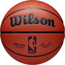 WILSON NBA Authentic Indoor/Outdoor Basketballs - Size 7 - 29.5", Brown