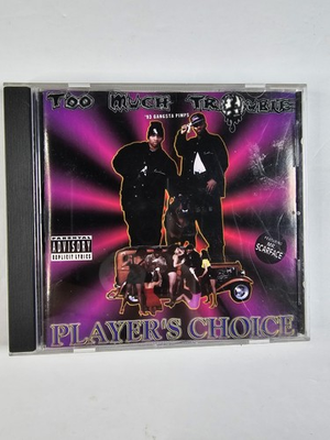 #ad Too Much Trouble Player#x27;s Choice CD 1993 Scarface Hip Hop Rare $39.95
