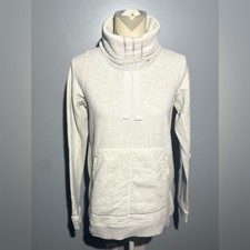 LULULEMON Cozy Light Gray Funnel Neck Sweatshirt