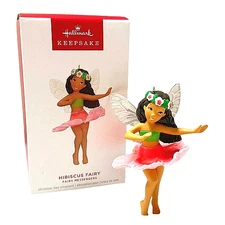 Hallmark 2024 Hibiscus Fairy Messengers #20 Keepsake Xmas Ornament NIB