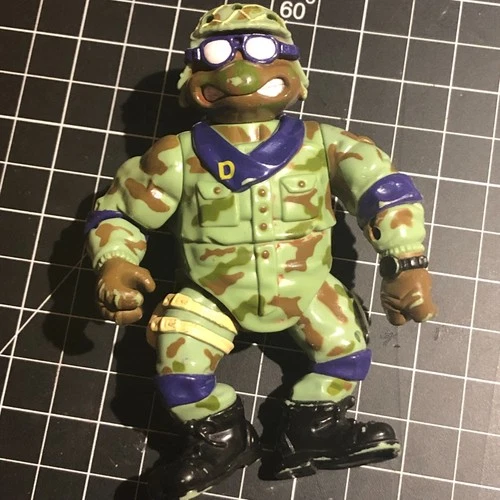 Vintage 1992 TMNT Mutant Military Delta Team Don Figure Ninja Turtles Donatello