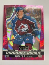 2024-25 O-Pee-Chee Platinum Avalanche Jason Polin Pink Magma Rookie #226