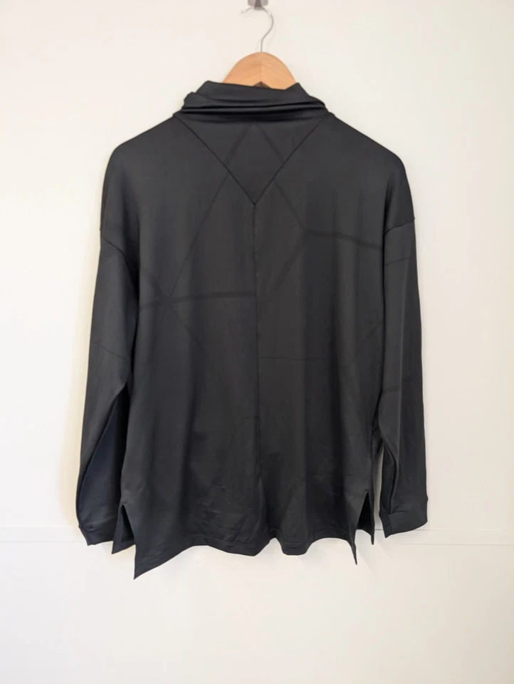 Salomon Elevate Aero Cozy Pull Sweater top Black Medium Running  - Image 4 of 4