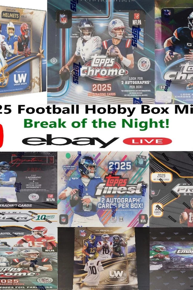 Break #444 COSMIC FINEST PRIZM 2025 Hobby Box Mixer x10