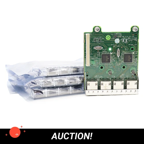 4xDell Broadcom 5720 1Gb 4-Ports 1GbE Network Interface 0FM487 Card PCIe Module