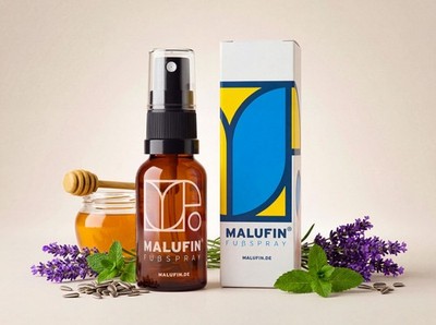 MALUFIN  Fußspray mit Honig   Intensive Fußpflege bei strapazierten Füßen | 20ml