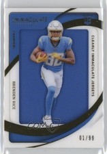 2024 Panini Immaculate Clearly Rookie Jerseys 1/99 Brenden Rice #CIRJ-BRE 0c6