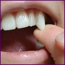 Halloween Decoration Vampire Teeth,1.3-1.9cm Fangs Dentures,False Fangs