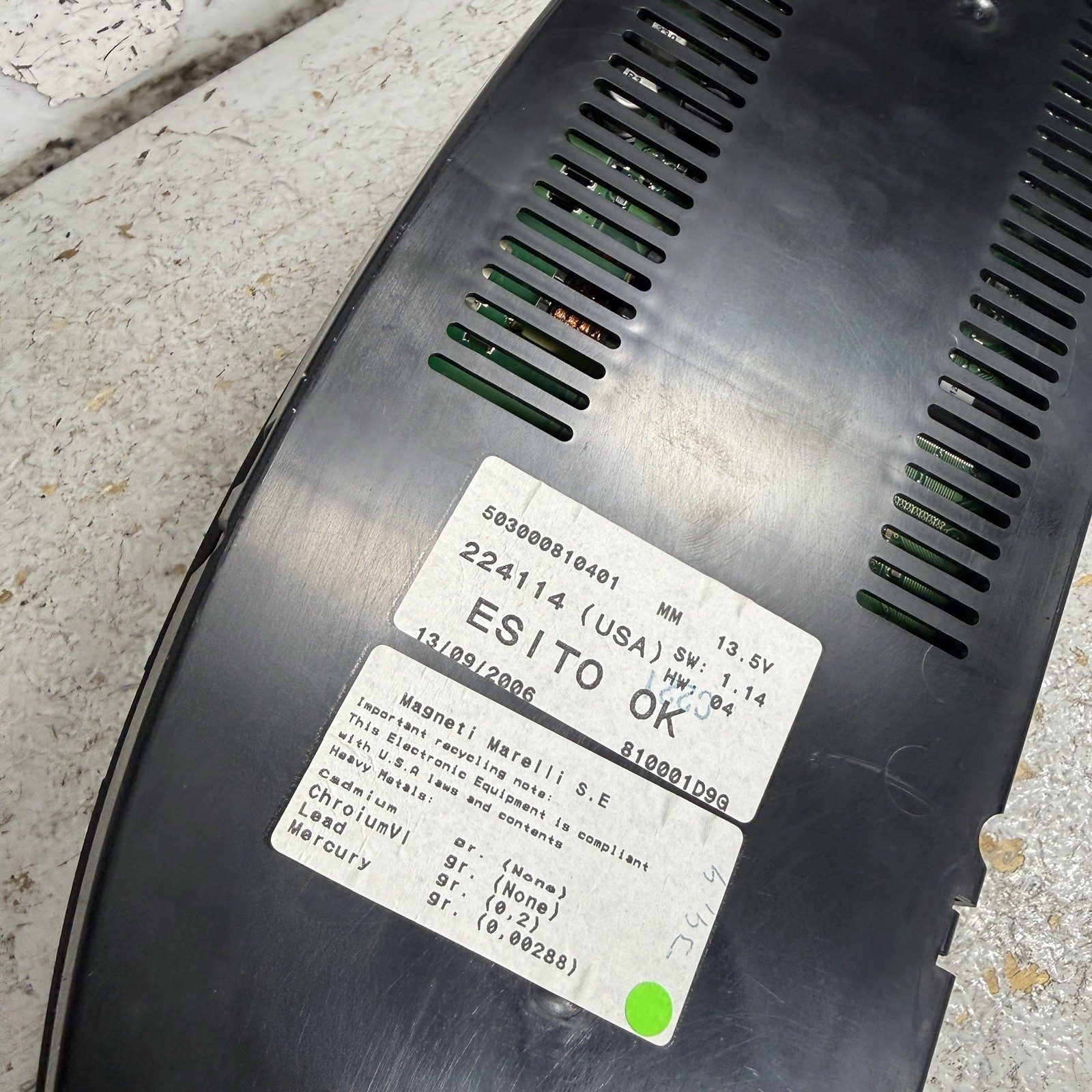 04-08 Maserati Quattroporte Instrument Gauge Cluster Speedometer M139