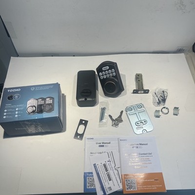 TEEHO TE001 Keyless Entry Door Lock with Keypad Home Business Black
