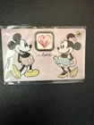 Mickey & Minnie Mouse Love Heart 1 Gram .999 Fine Silver Bar in Card W/COA